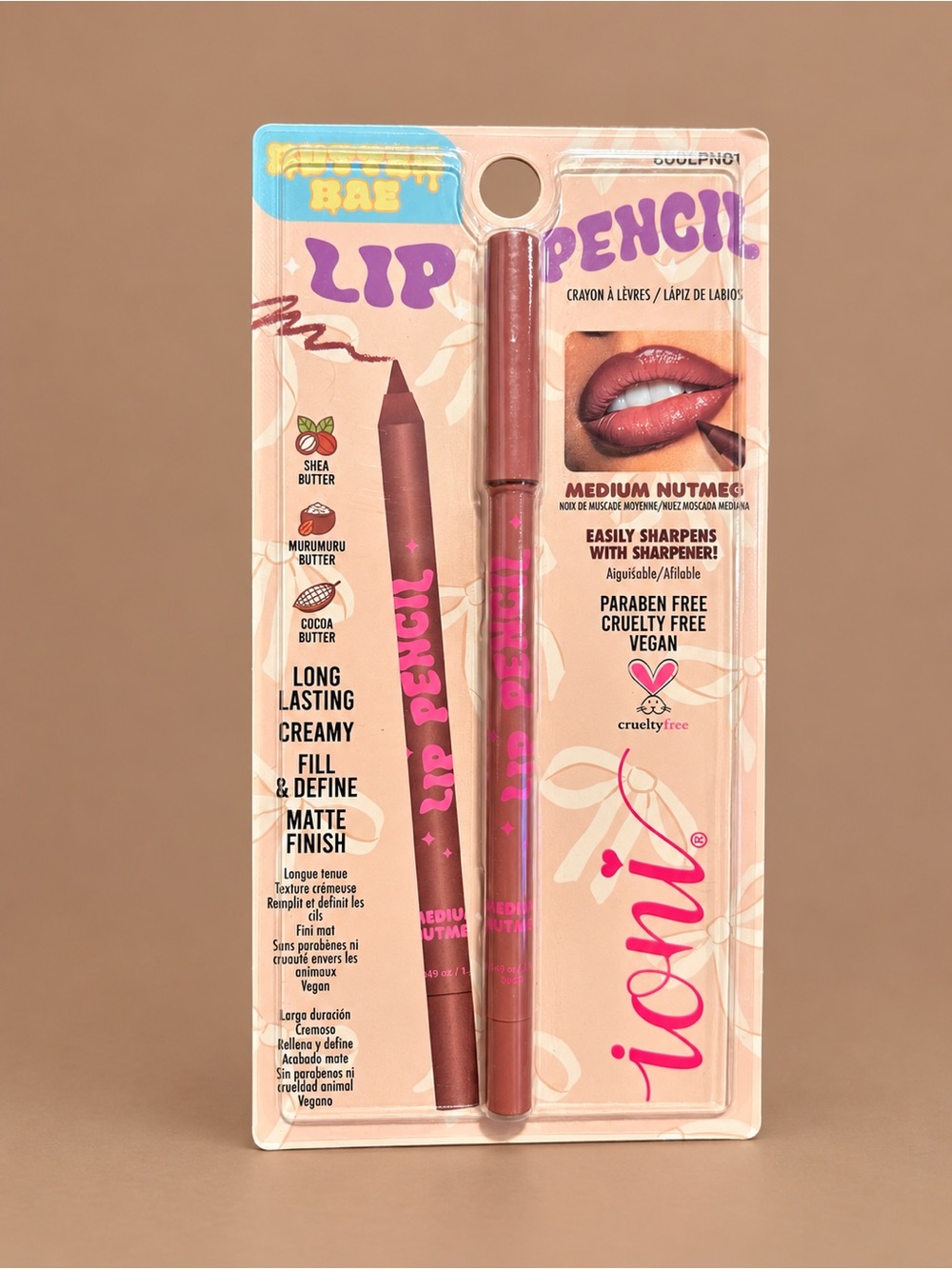 ICON Medium Nutmeg Lip Pencil - Nutmeg Brown Matte